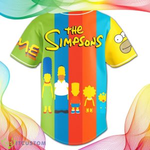 Custom Number And Name The Simpsons American Sitcom Style Jersey Baseball Shirt 3 Custom Number And Name The Simpsons American Sitcom Style Jersey Baseball Shirt - The Simpsons American Sitcom Personalized Baseball Jersey_3