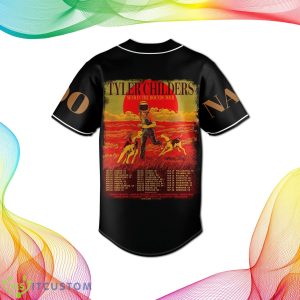 Custom Number And Name Tyler Childers Sending In The Hounds Tour 2023 Jersey Baseball Shirt 3 Custom Number And Name Tyler Childers Sending In The Hounds Tour 2023 Jersey Baseball Shirt - Tyler Childers Sending In The Hounds Tour 2023 Personalized Baseball Jersey_3