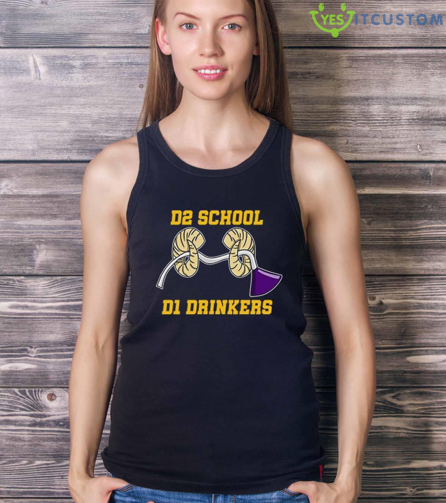 D2 School D1 Drinkers Shirt 5 D2 School D1 Drinkers Shirt - Ladies Tank Top