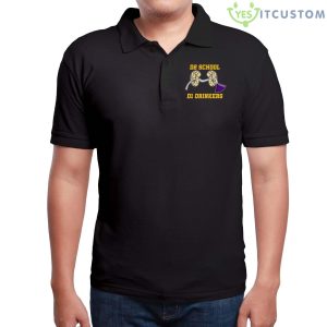 D2 School D1 Drinkers Shirt 15 D2 School D1 Drinkers Shirt - Men Polo T-Shirt