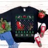Dachshund Pulling Santa's Sleigh Funny Wiener Dog Themed Ugly Christmas Sweatshirt - Dachshund Pulling Santa's Sleigh Funny Wiener Dog Themed Ugly Christmas Sweatshirt French Dachshund Lover Gift Dachshund Owner Shirt_1