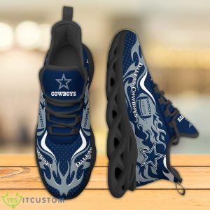 Dallas Cowboys NFL Fire Ball Full Print AOP Print Max Soul Shoes Product Photo 2