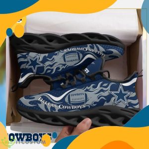 Dallas Cowboys NFL Fire Ball Full Print AOP Print Max Soul Shoes Product Photo 3