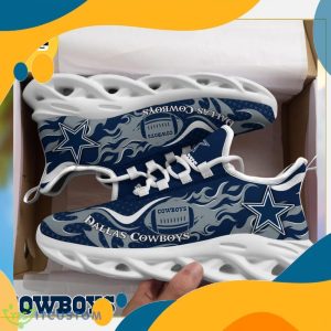 Dallas Cowboys NFL Fire Ball Full Print AOP Print Max Soul Shoes Product Photo 5