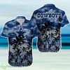 Dallas Cowboys NFL Palm Trees Summer Hawaiian Shirt Product Photo 1