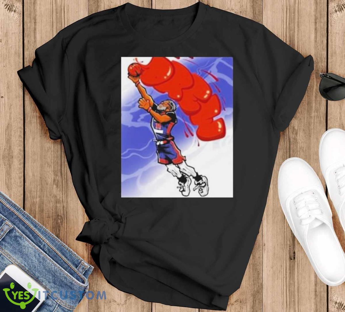 Dallas Mavericks Uncle Drew Barbwiretape T Shirt Product Photo 1