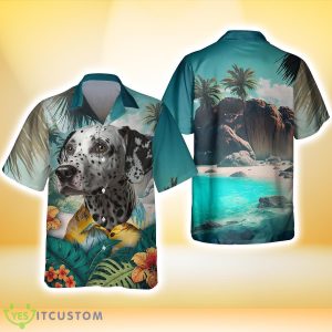 Dalmatian All Print 3D Hawaiian Shirt For Men Women Product Photo 3