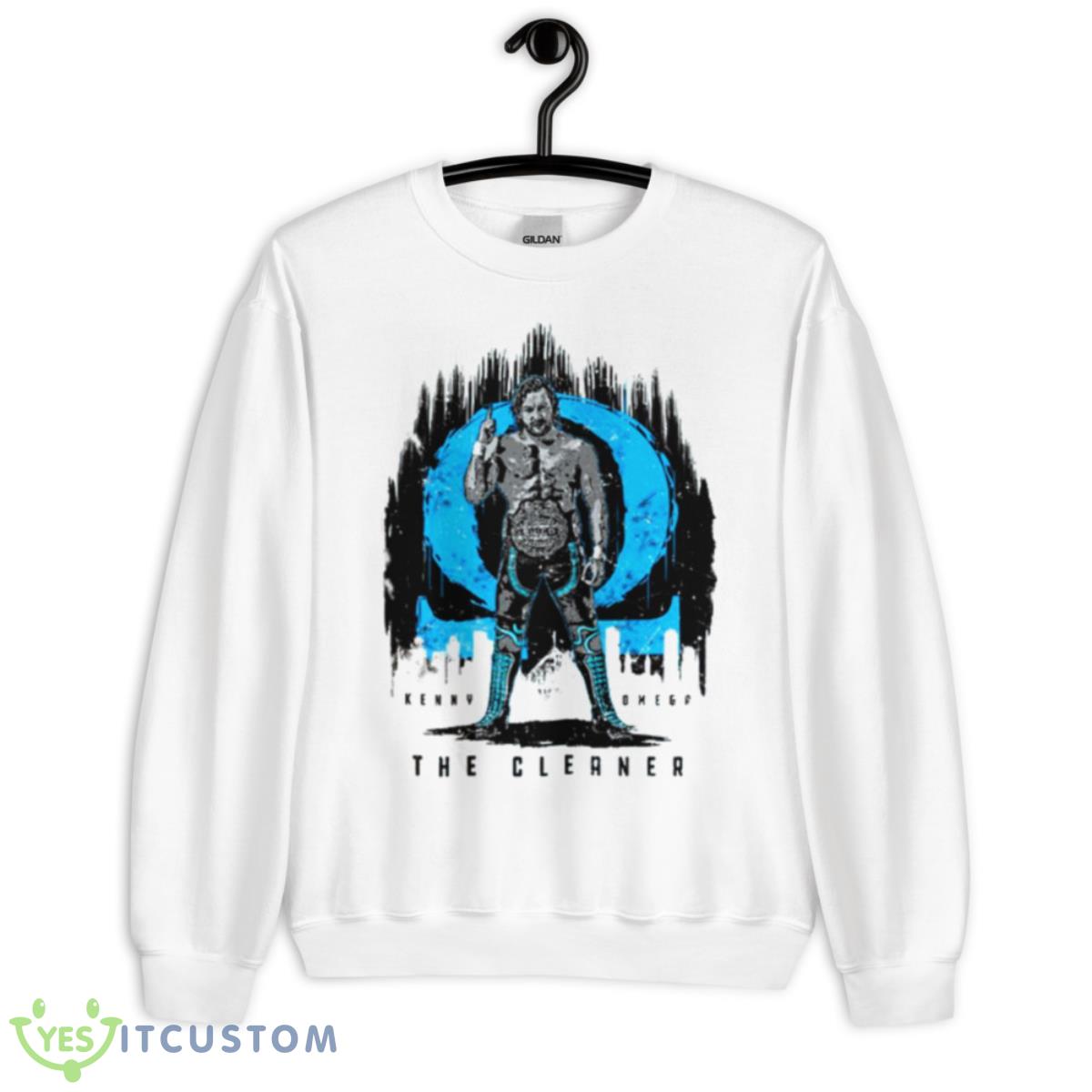 Darkseid Kenny Omega shirt 2 Darkseid Kenny Omega shirt - Unisex Heavy Blend Crewneck Sweatshirt