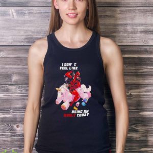 Deadpool I Don’t Feel Like Being An Adult Today Shirt - Ladies Tank Top