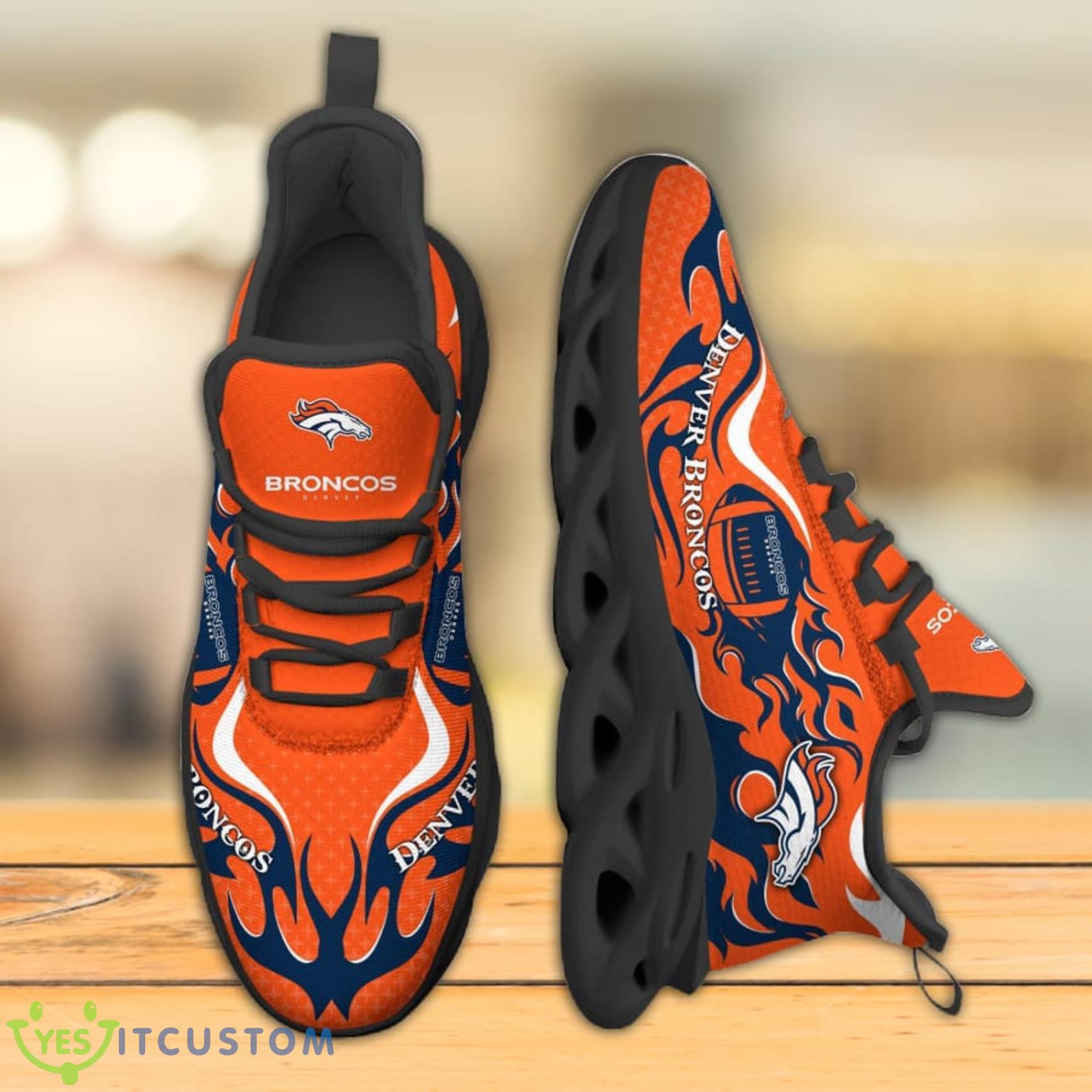 Denver Broncos NFL Fire Ball Full Print AOP Print Max Soul Shoes 3 Denver Broncos NFL Fire Ball Full Print AOP Print Max Soul Shoes Product Photo 3