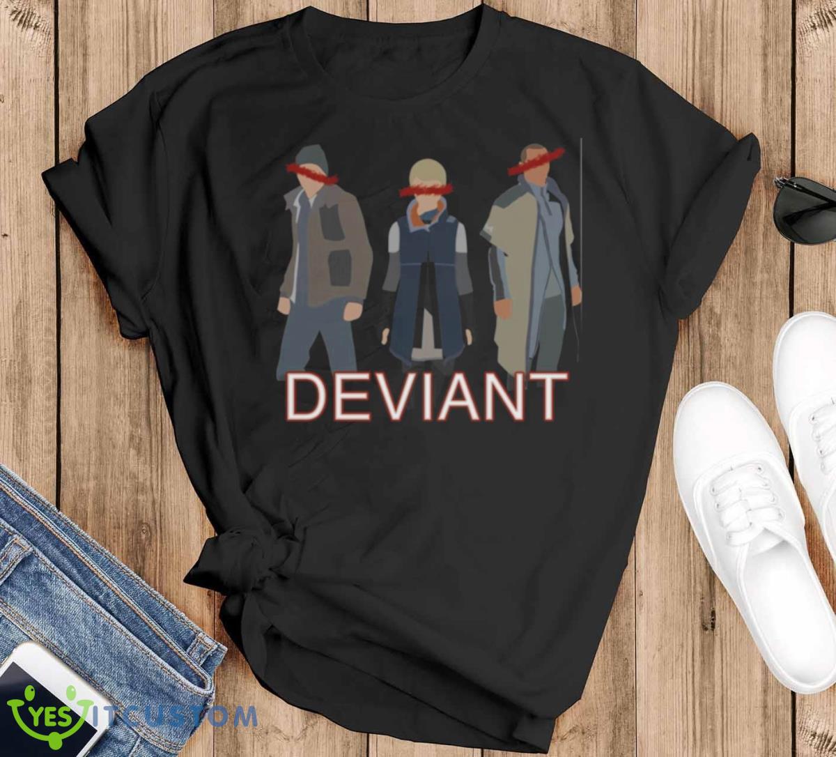 Detroit Become Human Kara Connor Markus Ll Deviant Version Shirt Product Photo 1