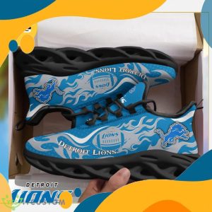 Detroit Lions NFL Fire Ball Full Print AOP Print Max Soul Shoes Product Photo 2
