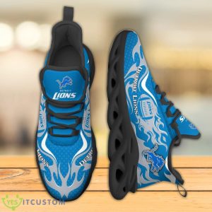Detroit Lions NFL Fire Ball Full Print AOP Print Max Soul Shoes Product Photo 4