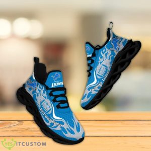 Detroit Lions NFL Fire Ball Full Print AOP Print Max Soul Shoes Product Photo 1