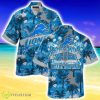 Detroit Lions Nfl Tropical Tree Background Full Print Hawaiian Shirt Gift For Fans Product Photo 1