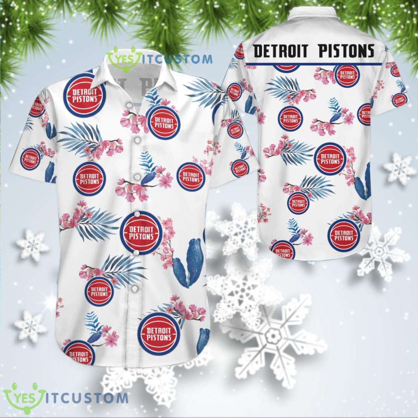 Detroit Pistons Aloha Hawaiian Shirt Unique Summer Gift 2 Detroit Pistons Aloha Hawaiian Shirt Unique Summer Gift Product Photo 1