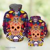 Dia De Los Muertos Sugar Skull All Over Print 3D Hoodie Men And Women Gift Product Photo 1