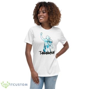 Digital Hiroshi Tanahashi Fan Art Custom shirt - Women's Relaxed Short Sleeve Jersey Tee