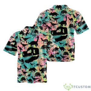 Dino Summer Hawaiian Shirt 5 Dino Summer Hawaiian Shirt - Dino Summer Hawaiian Shirt, Funny Dino Beach Shirt, Love Dino Summer Shirt, Cool Dino Summer Party Shirt, Summer Vacation Shirt Gift CHNN46_3