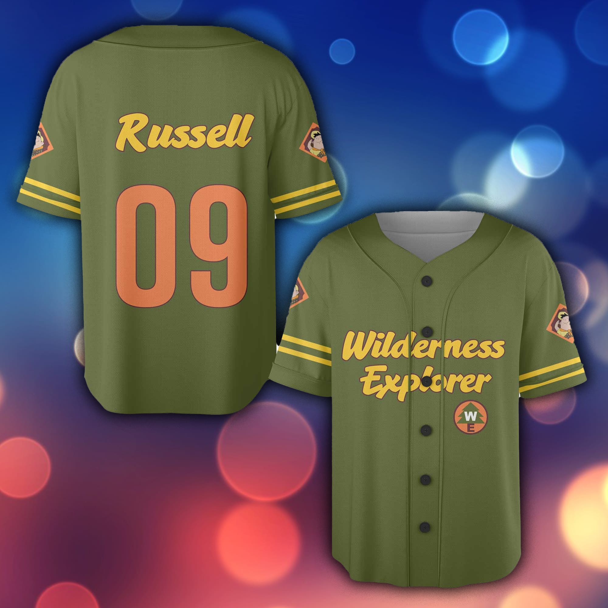Disney Pixar Up Wilderness Explorers Russell 99 Baseball Jersey Shirt Disney Sport For Men And Women Gift 5 Disney Pixar Up Wilderness Explorers Russell 99 Baseball Jersey Shirt Disney Sport For Men And Women Gift - 240723-145123
