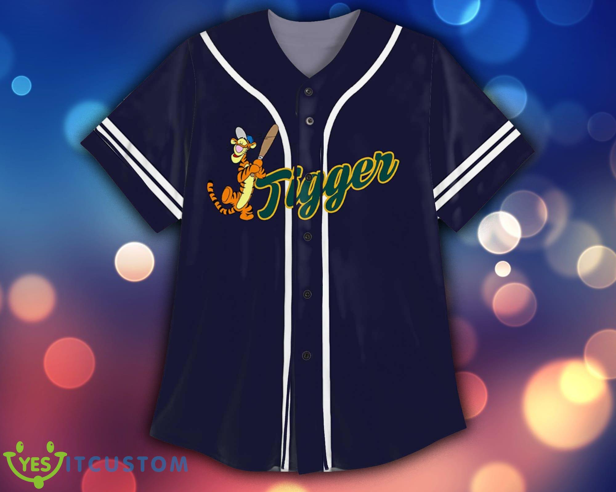 Disney Winnie The Bear Tigger Baseball Jersey Shirt Disney Baseball Sport For Men And Women Gift 3 Disney Winnie The Bear Tigger Baseball Jersey Shirt Disney Baseball Sport For Men And Women Gift - Disney Winnie The Pooh Pooh Bear Piglet Tigger Eeyore Baseball Jersey Shirt Disney Baseball Sports Outfits Disneyland Family Trip_3