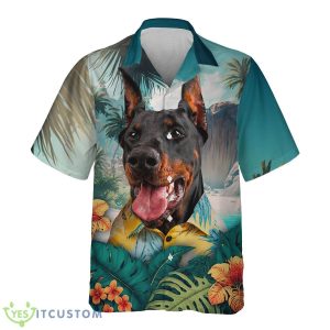 Doberman Pinscher All Print 3D Hawaiian Shirt Best Gift For Dog Lovers Product Photo 2