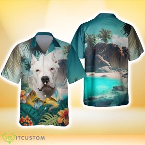 Dogo Argentino All Print 3D Hawaiian Shirt For Men Women Product Photo 3
