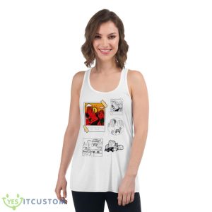 Drag racing through the canyon shirt 8 Drag racing through the canyon shirt - Women's Flowy Racerback Tank