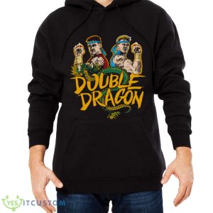 Dragon Fighters Double Dragon shirt - Men Black Hoodie
