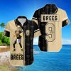 Drew Brees 9 New Orleans Saints Signature 3D Hawaiian Shirt For Men Women Product Photo 1