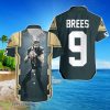 Drew Brees New Orleans Saints Dark Hawaiian Shirt For Men Women Product Photo 1