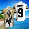 Drew Brees New Orleans Saints Oil Painting Hawaiian Shirt For Men Women Product Photo 1