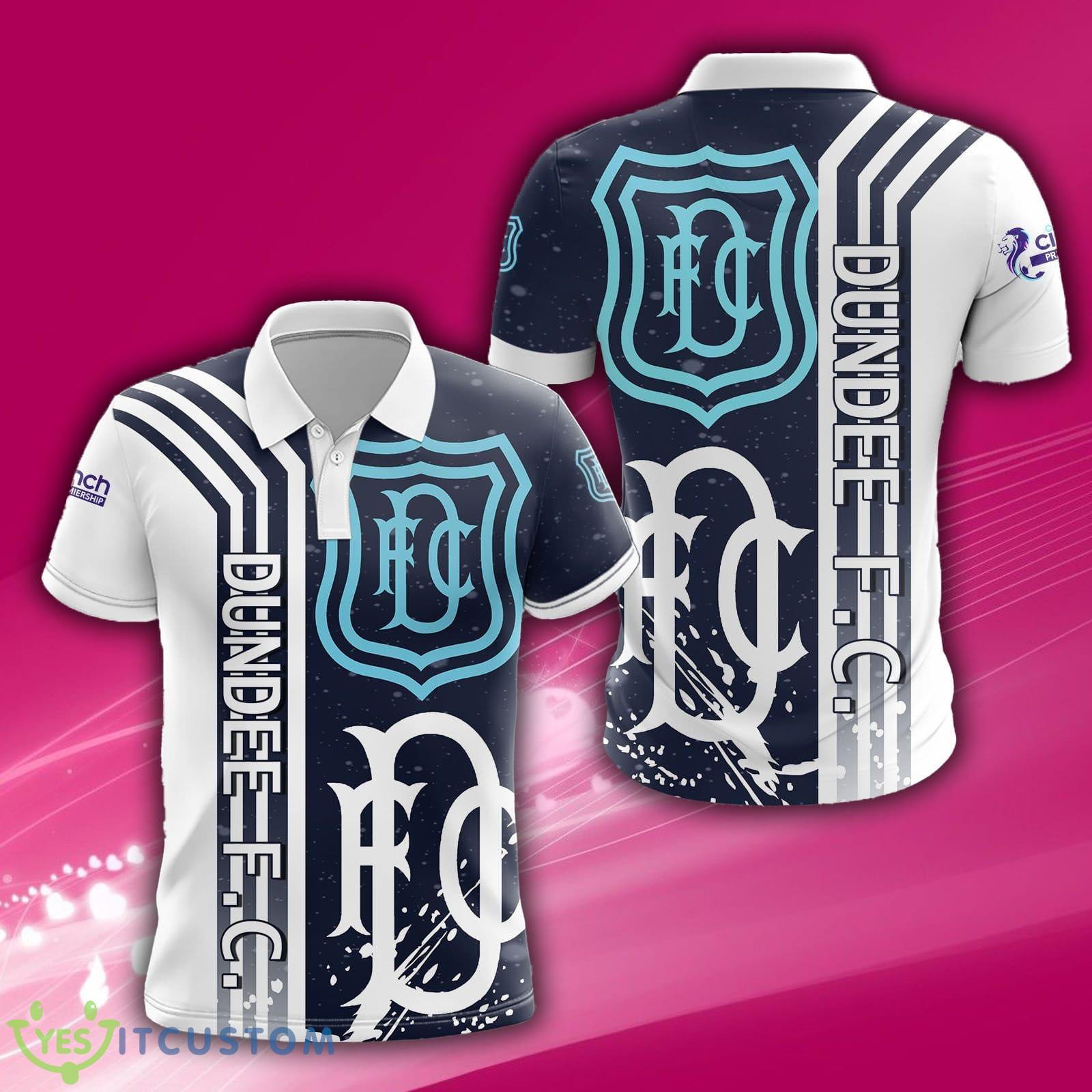 Dundee FC Logo SPFL 3D Polo Shirt Fitness Men And Women For Fans 3 Dundee FC Logo SPFL 3D Polo Shirt Fitness Men And Women For Fans - Dundee FC Logo SPFL 3D Polo Shirt Fitness Men And Women For Fans