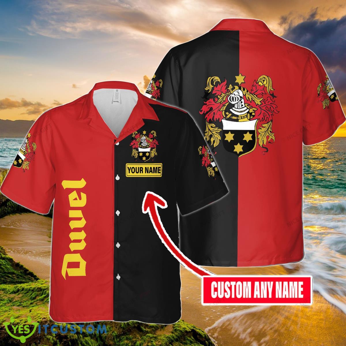 Duvel Custom Name Hawaiian Shirt Best Gift For Men And Women3HS-I9V8 Product Photo 1