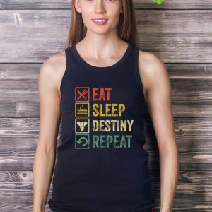 Eat Sleep Destiny Repeat Hoodie - Ladies Tank Top