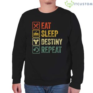Eat Sleep Destiny Repeat Hoodie - Unisex Sweatshirt