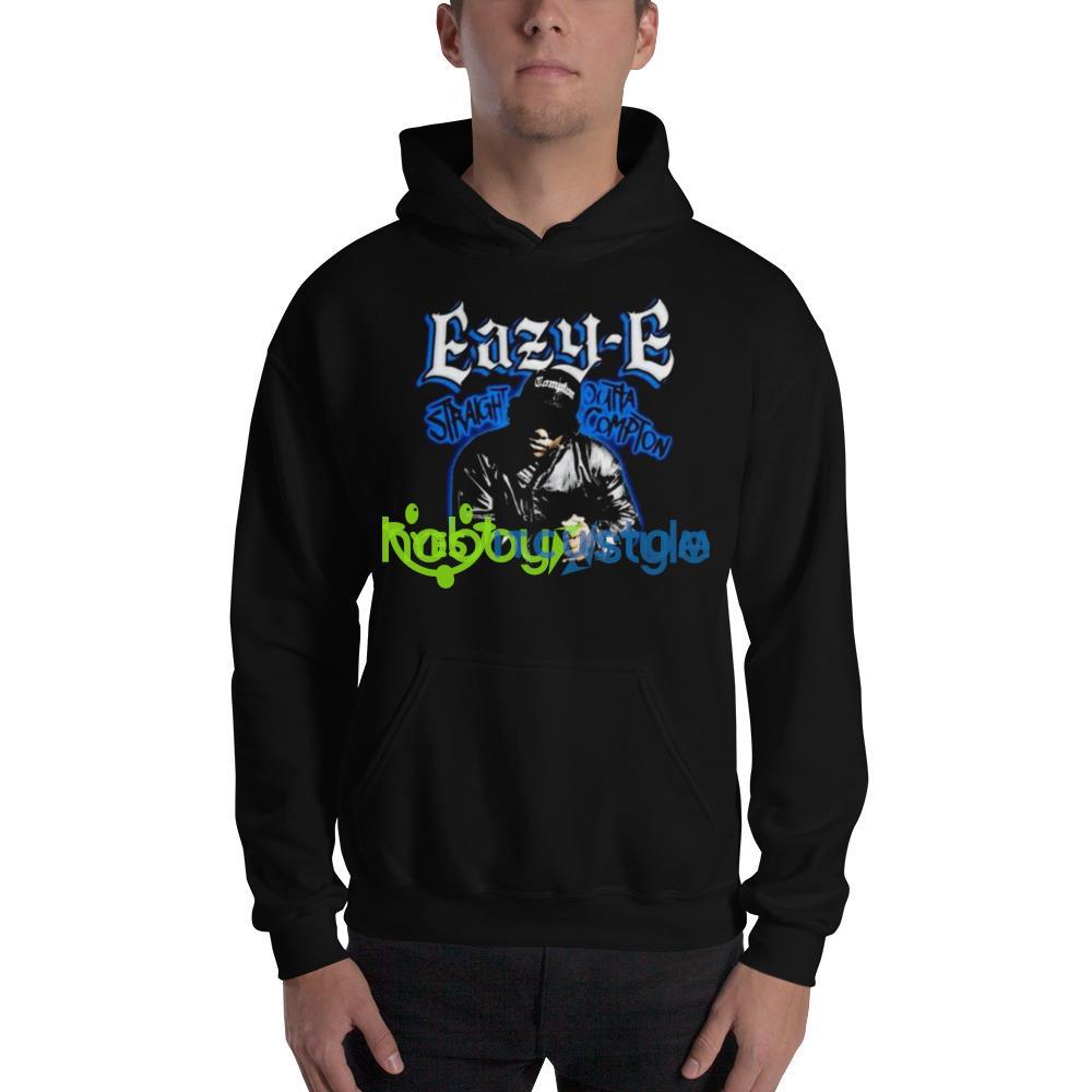 Eazy E Straight Outta Compton Airbrush T Shirt 2 Eazy E Straight Outta Compton Airbrush T Shirt - 18500 Unisex Heavy Blend Hooded Sweatshirt