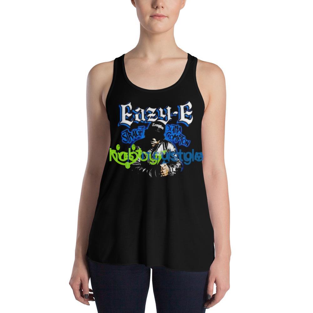 Eazy E Straight Outta Compton Airbrush T Shirt 3 Eazy E Straight Outta Compton Airbrush T Shirt - 8800 Women's Flowy Racerback Tank