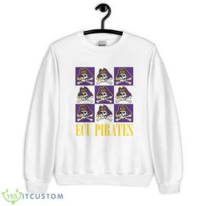 ECU Pirates Checkerboard Logo Shirt - Unisex Heavy Blend Crewneck Sweatshirt