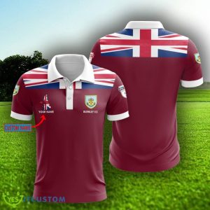 EFL Fans Burnley FC Logo Polo Golf Shirt Men Women Personalized Name - Burnley FC Polo Shirt_2