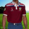 EFL Fans Burnley FC Logo Polo Golf Shirt Men Women Personalized Name - Burnley FC Polo Shirt_1