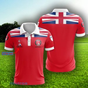 EFL Fans Charlton Athletic FC Logo Polo Golf Shirt Men Women Personalized Name - Charlton Athletic FC Polo Shirt_2