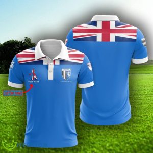 EFL Fans Gillingham Logo Polo Golf Shirt Men Women Personalized Name 3 EFL Fans Gillingham Logo Polo Golf Shirt Men Women Personalized Name - Gillingham Polo Shirt_2