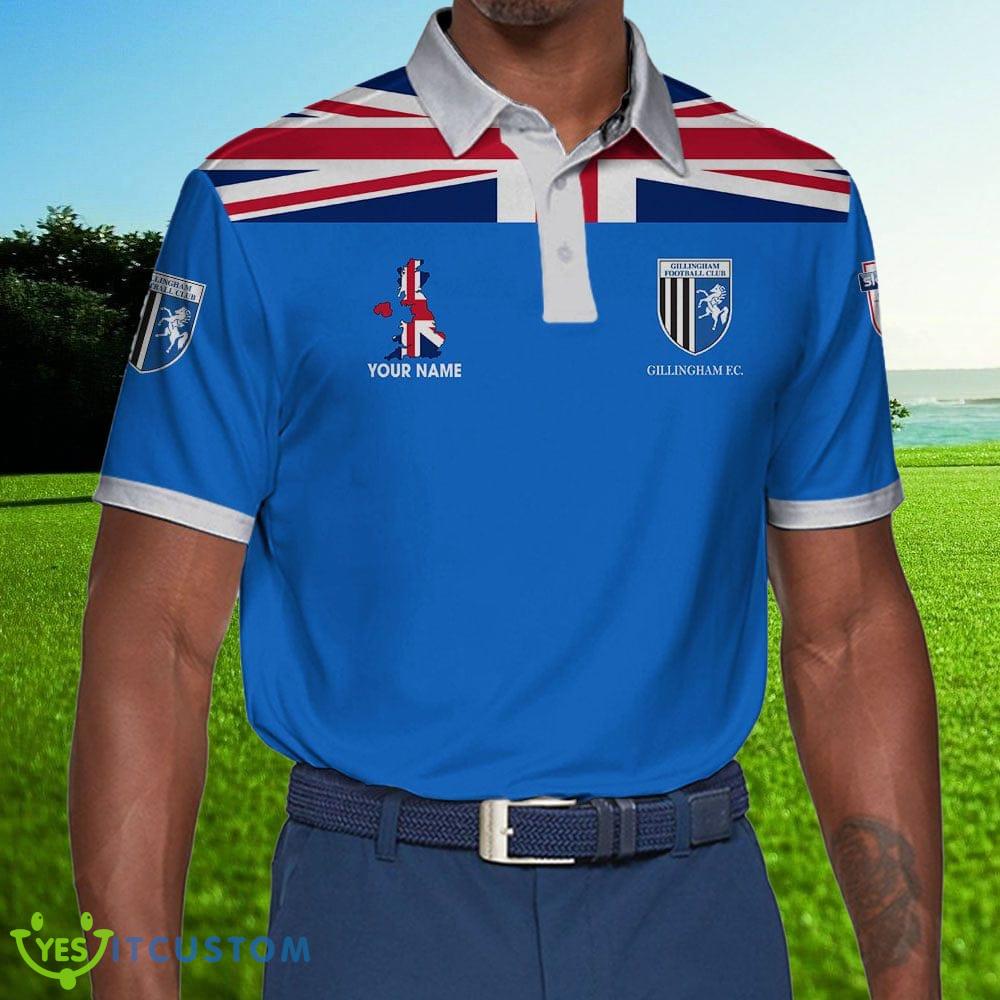 EFL Fans Gillingham Logo Polo Golf Shirt Men Women Personalized Name 5 EFL Fans Gillingham Logo Polo Golf Shirt Men Women Personalized Name - Gillingham Polo Shirt_1