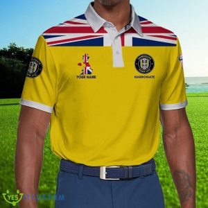 EFL Fans Harrogate Town AFC Logo Polo Golf Shirt Men Women Personalized Name - Harrogate Town AFC Polo Shirt_1