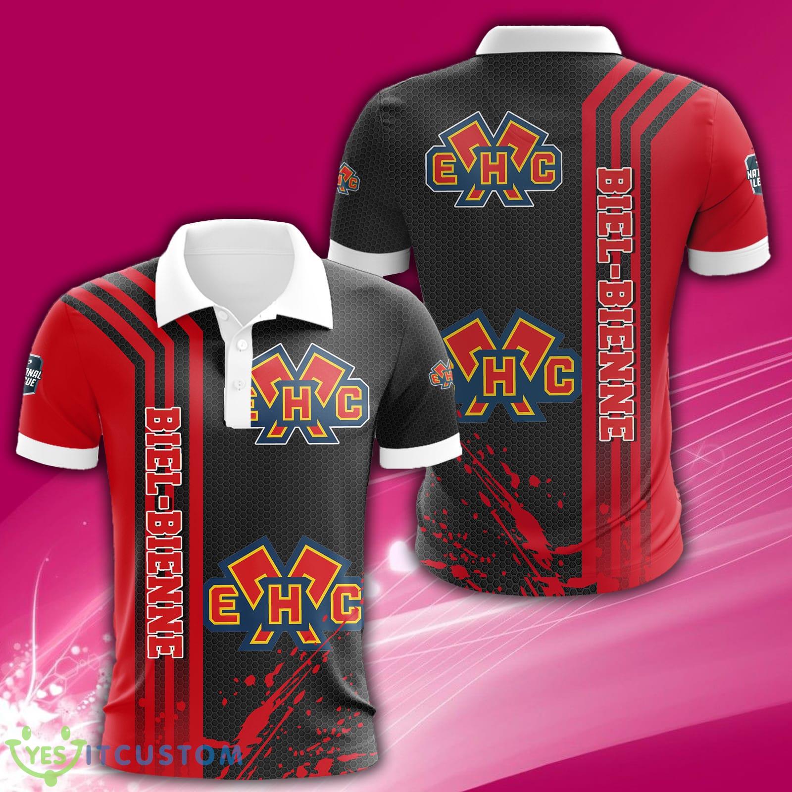 EHC Biel Switzerland NL 3D Polo Shirt Fitness Men And Women For Fans 3 EHC Biel Switzerland NL 3D Polo Shirt Fitness Men And Women For Fans - EHC Biel Switzerland NL 3D Polo Shirt Fitness Men And Women For Fans