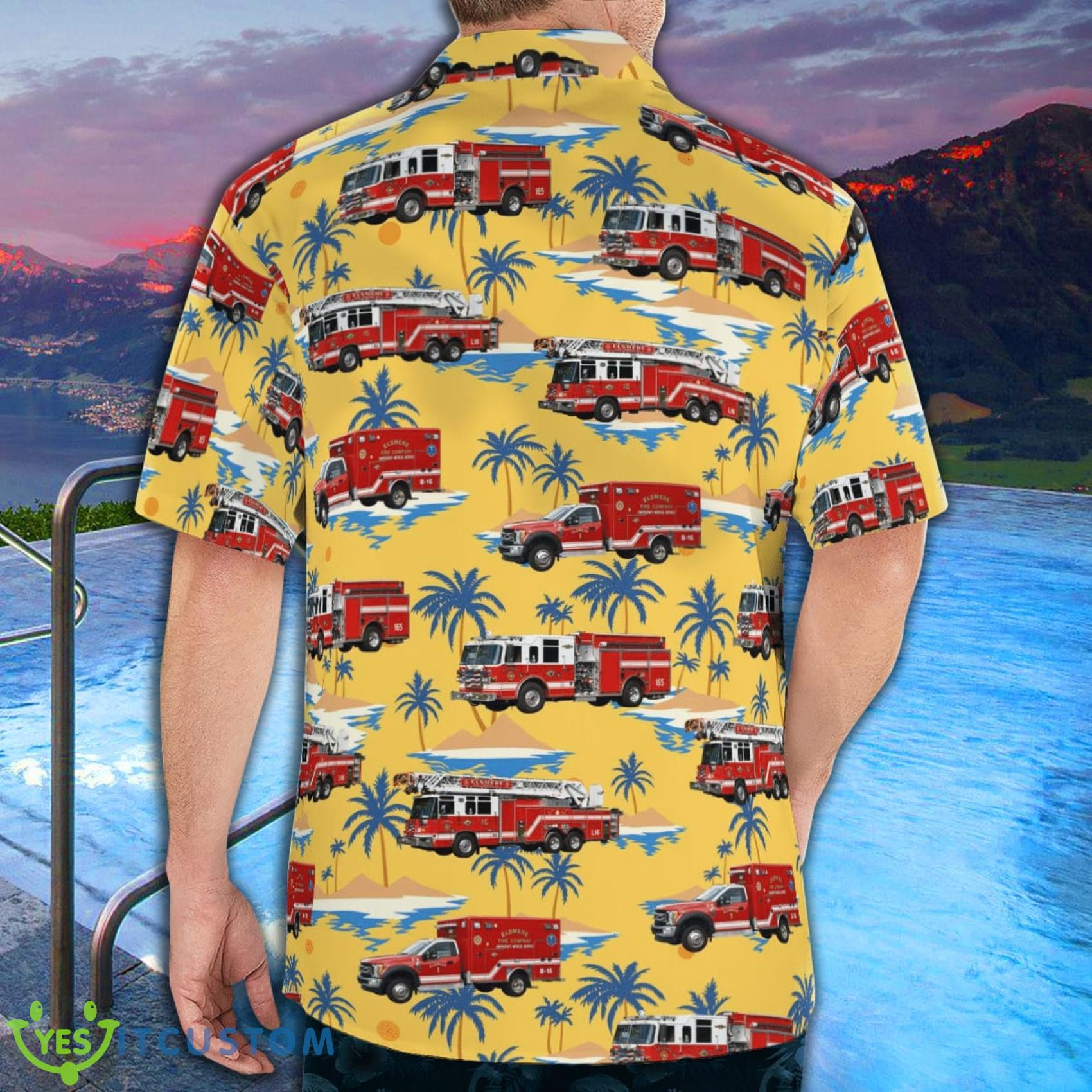 Elsmere Delaware Elsmere Fire Company No.1 Summer Aloha And Beach Short 9 Elsmere Delaware Elsmere Fire Company No.1 Summer Aloha And Beach Short Product Photo 2