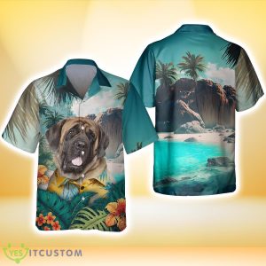 English Mastiff All Print 3D Hawaiian Shirt For Men Women Product Photo 3