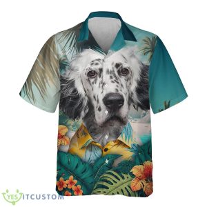 English Setter All Print 3D Hawaiian Shirt Best Gift For Dog Lovers Product Photo 2