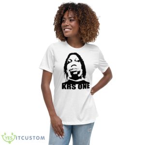 Fanart Graphic Krs One shirt - Women's Relaxed Short Sleeve Jersey Tee